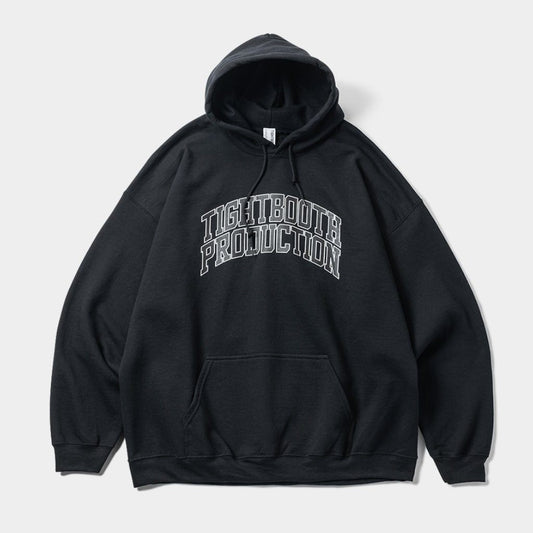 COLLEGE HOODED SWEAT SHIRT #BLACK [FW24-SW05]