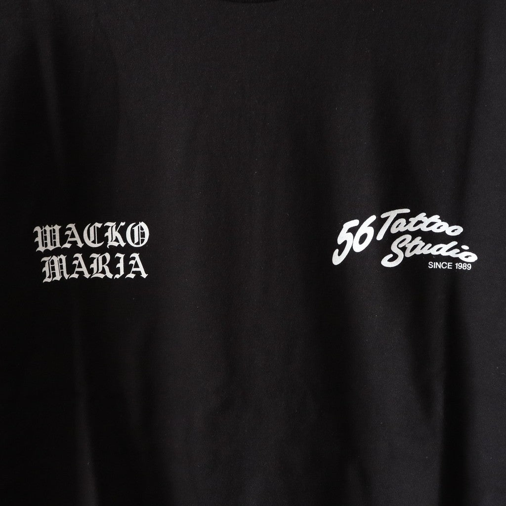 56 TATTOO STUDIO | CREW NECK LONG SLEEVE T-SHIRT #BLACK [56TS-WM-LT02]