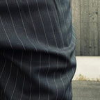 Stripe huge pants #chacoal gray [BV-PT2600210]