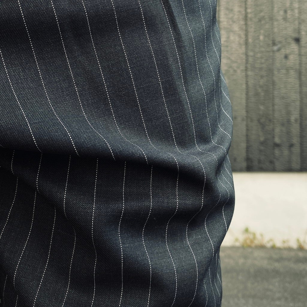 Stripe huge pants #chacoal gray [BV-PT2600210]