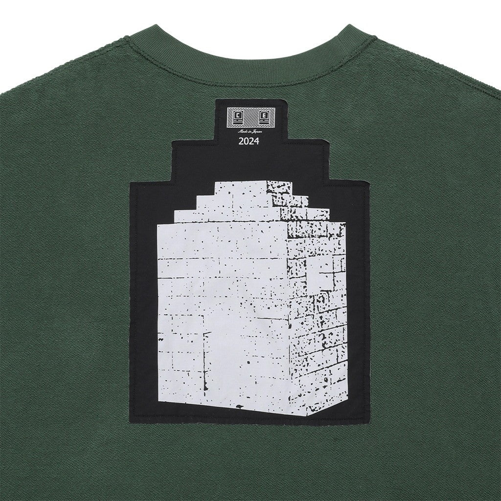 WASHED VS 8b CREW NECK #GREEN [CES25CS09]