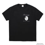 ELLEN VON UNWERTH | WASHED HEAVY WEIGHT CREW NECK T-SHIRT ( TYPE-2 ) #BLACK [EVU-WM-WT02]