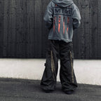 Twist Nylon Cargo Pants (HEAVY NYLON TWILL) #OLIVE [M-P4-PT10]