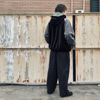 麂皮寬鬆褲 #黑色 [FW25-B12]