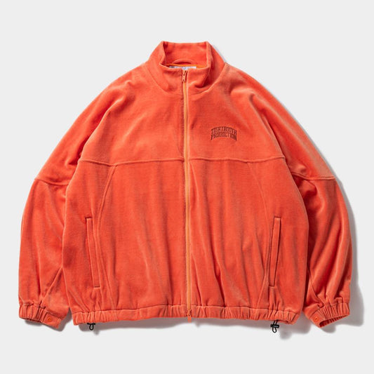 VELOUR TRACK JACKET #ORANGE [FW24-JK14]