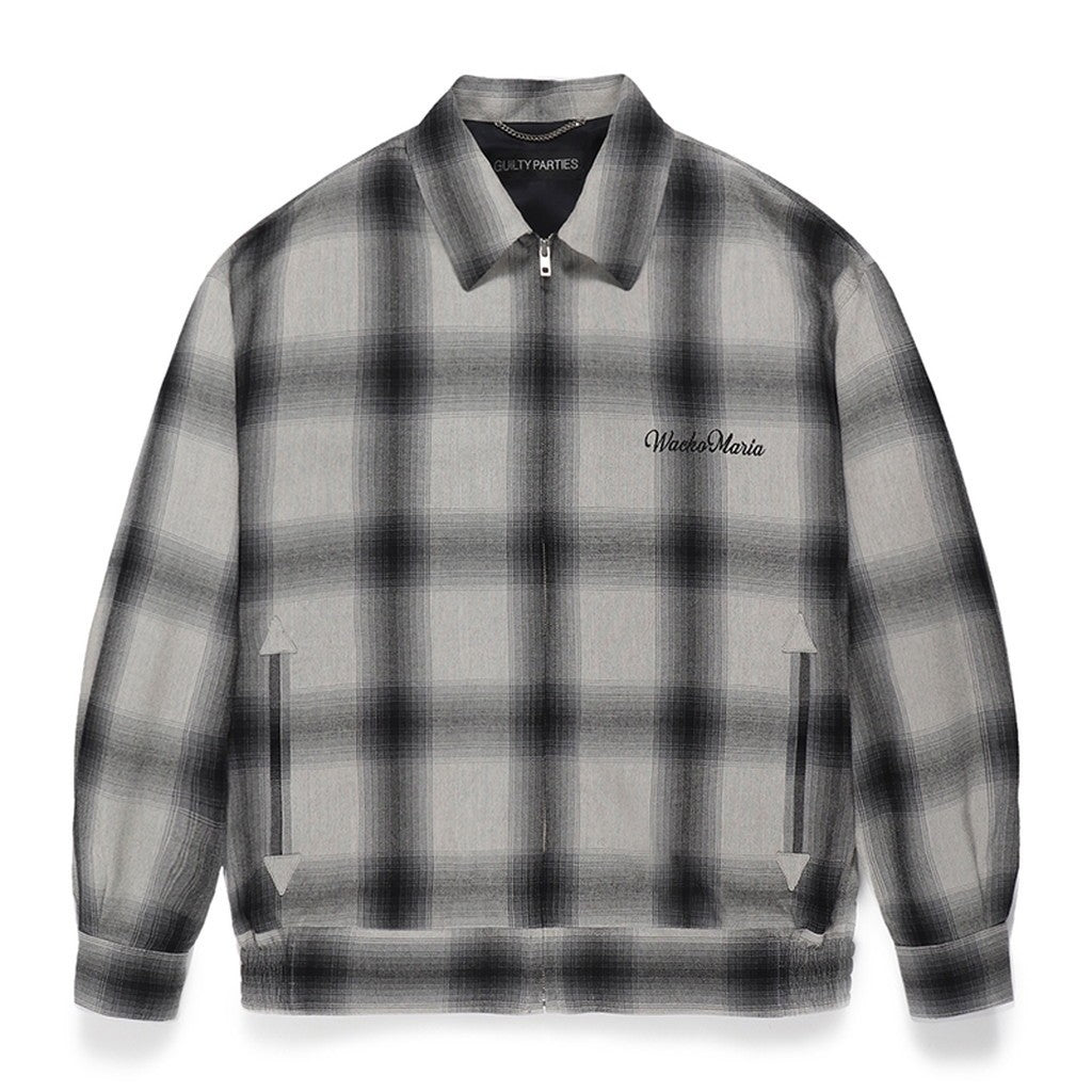 OMBRE CHECK 50'S JACKET -B- -TYPE 2- #GRAY [24SS-WMO-BL16]