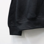 CREW NECK SWEAT SHIRT #BLACK/GREEN [26FWE-WMC-SS06]