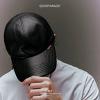 EX-9 GOOPiMADE Faux-Leather Cap #Black [GOOPI-26SS-JUL-04]