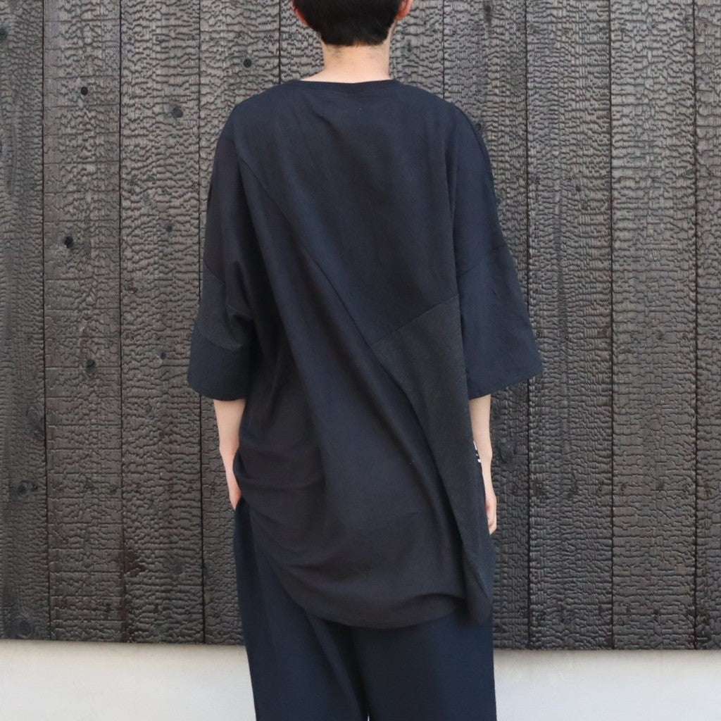 PUZZLE TEE D #BLACK [C2647909D]
