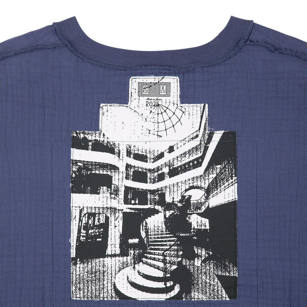 AS 1Tower GAUZE CREW NECK #NAVY [CES27CS24]