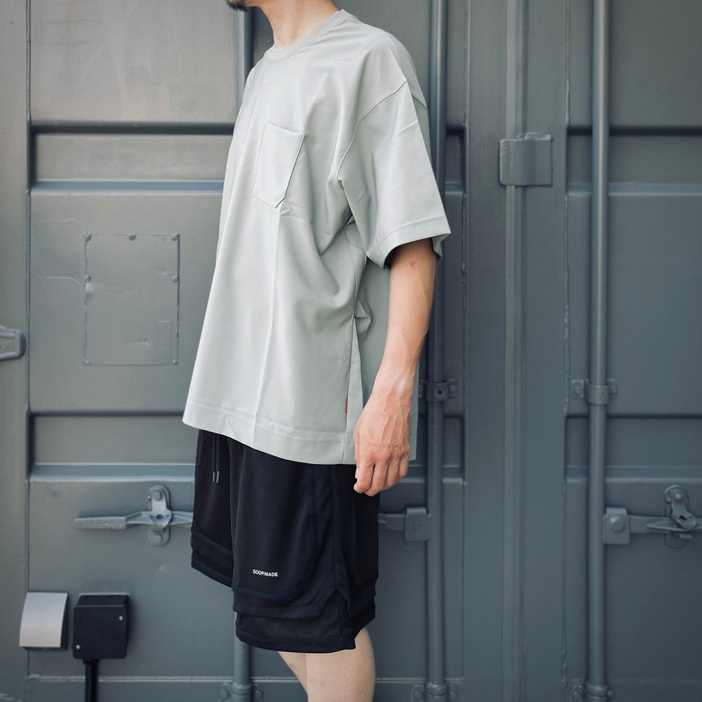 "Rve-S3" Riverside Track Shorts #純黑色 [GOOPI-24SS-AUG-04]