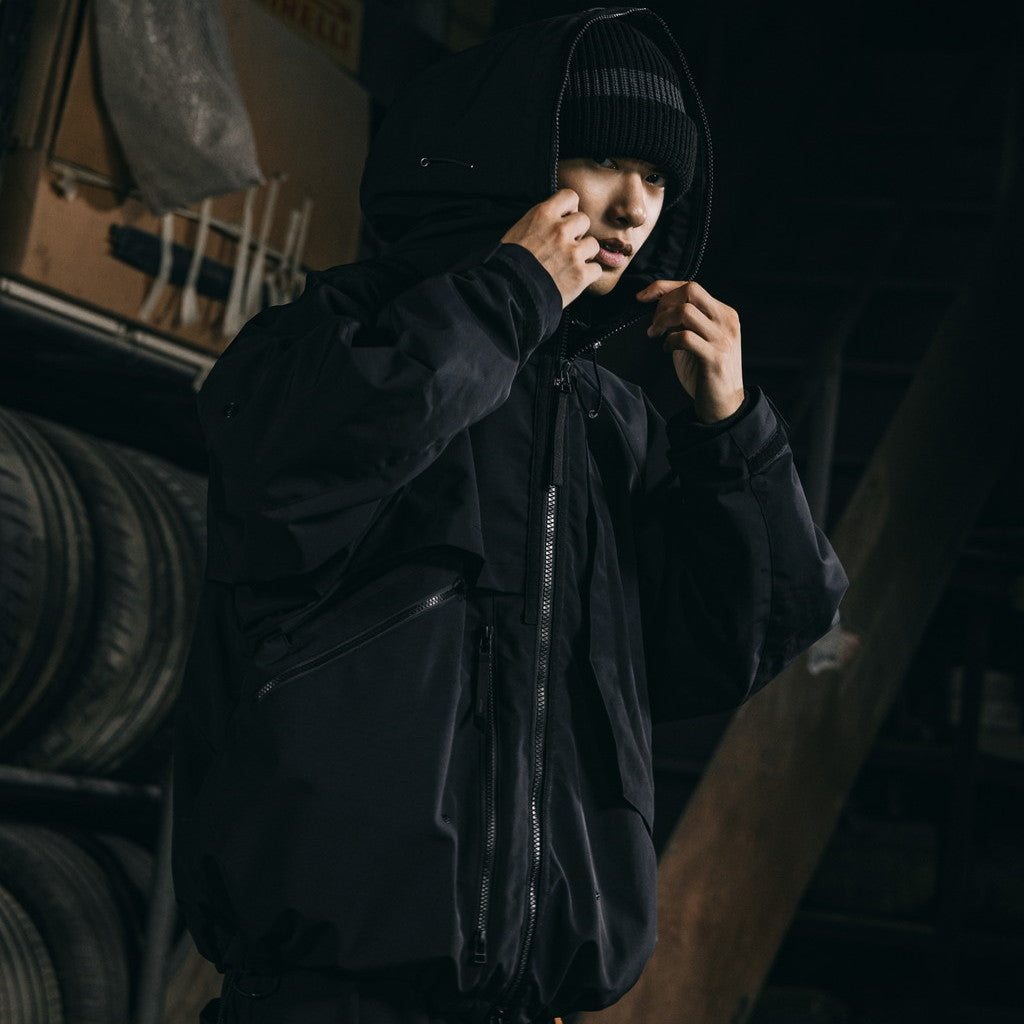「G7-1K」 Fermion-G Mountain Parka #JET BLACK [GOOPI-23AW-NOV-01]