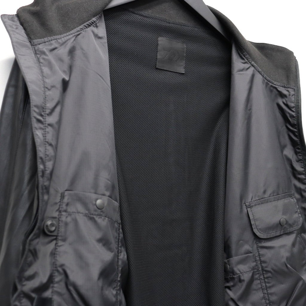 TECH SYNTHETIC SKIN WINDBREAKER JACKET #BLACK [BJ-40025W]