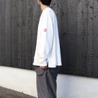 WASHED AS hydroDW LONG SLEEVE #WHITE [CES30CS12]