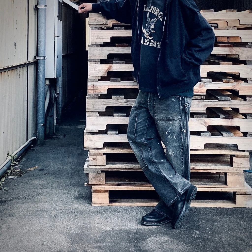 DUCK PAINTER PANTS AGED #AGED BLACK [BW252-DPP] - cocorozashi 三重