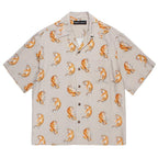 TIM LEHI | HAWAIIAN SHIRT S/S ( TYPE-2 ) #GRAY [26SS-WMS-HI04]