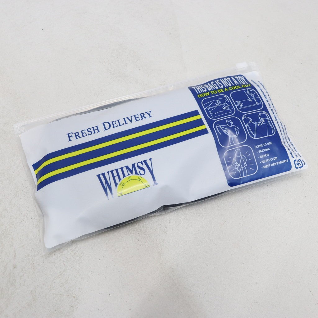 WHIMSY | Logo Socks(LOOSE FIT) #PURE BLACK [M-P1-XW1]