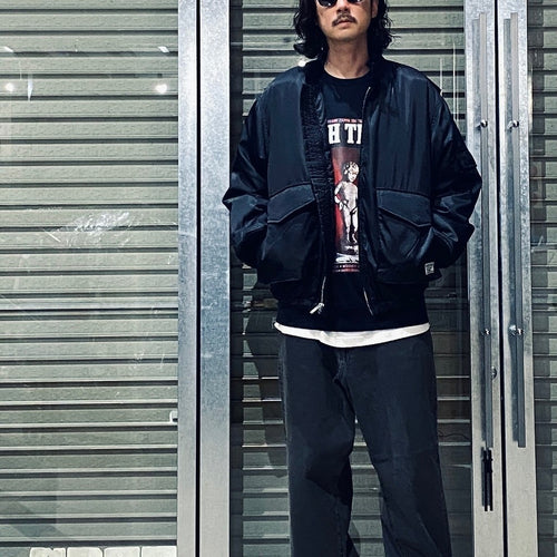 SPIEWAK | G-8 FLIGHT JACKET #BLACK [24FW-WMO-SW01] - cocorozashi 