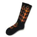 FLAME LONG SOX #BLACK [25AW-FS-87 / FS1849]