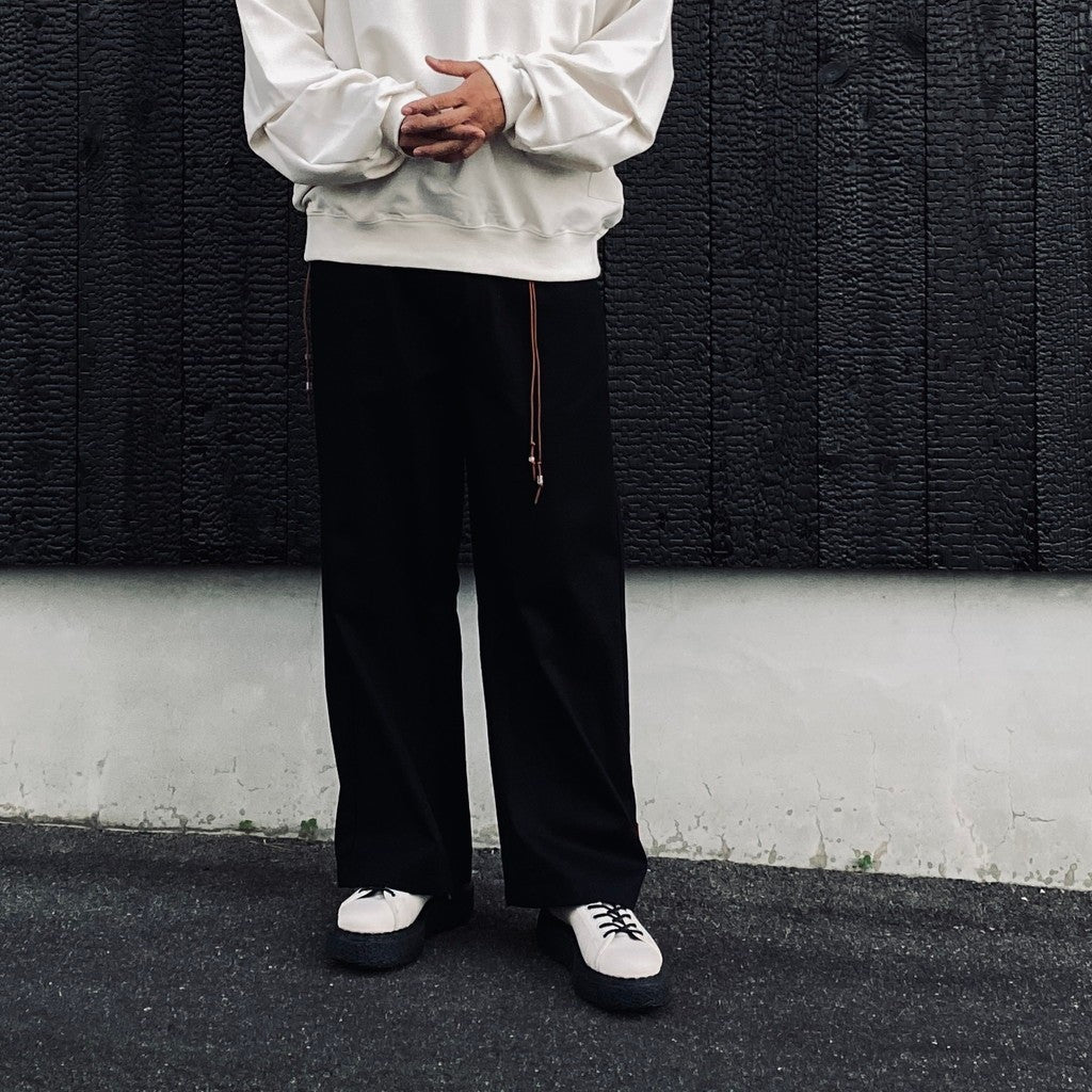 P1-S Black Pants-Standard #Black [GOOPI-26SS-JUL-02]