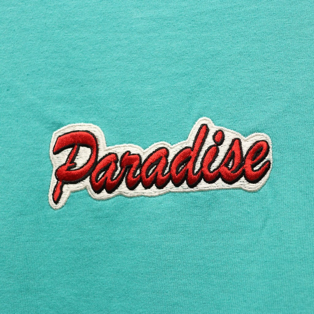 水洗重磅圓領長袖T卹（1型）#薄荷綠 [25FW-WMT-LT03]