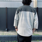 MESH FB CREW NECK #GREY [CES29CS31]