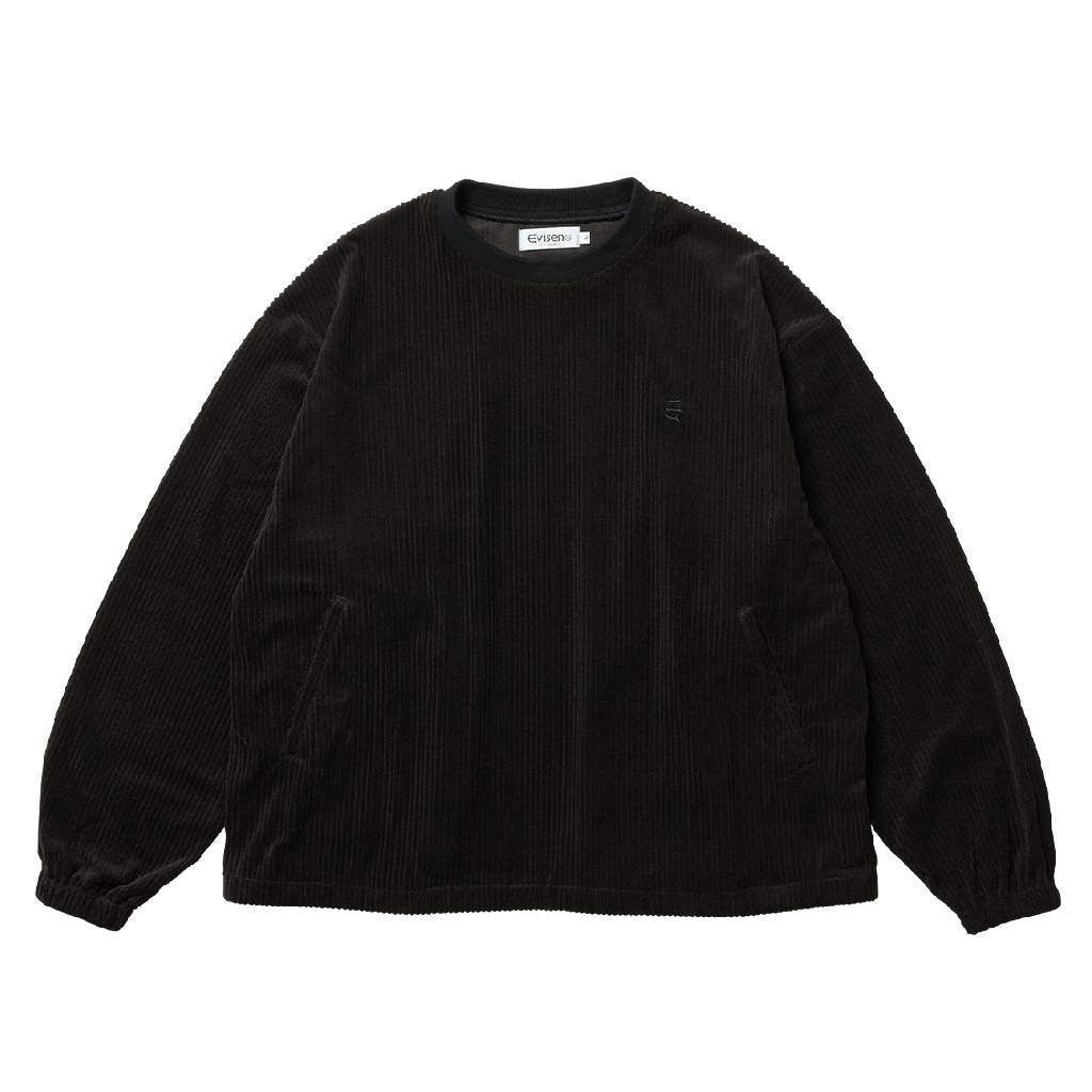 EQUALIZER CORD CREW SWEAT #Black [25FW_SW01]