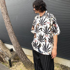 HIGHTTIMES | 短袖夏威夷襯衫 - 類型 2- #白色 [HIGHTTIMES-WM-HI06]
