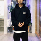 HEAVY WEIGHT PULLOVER HOODED SWEAT SHIRT ( TYPE-2 ) #BLACK [25FW-WMC-SS04]