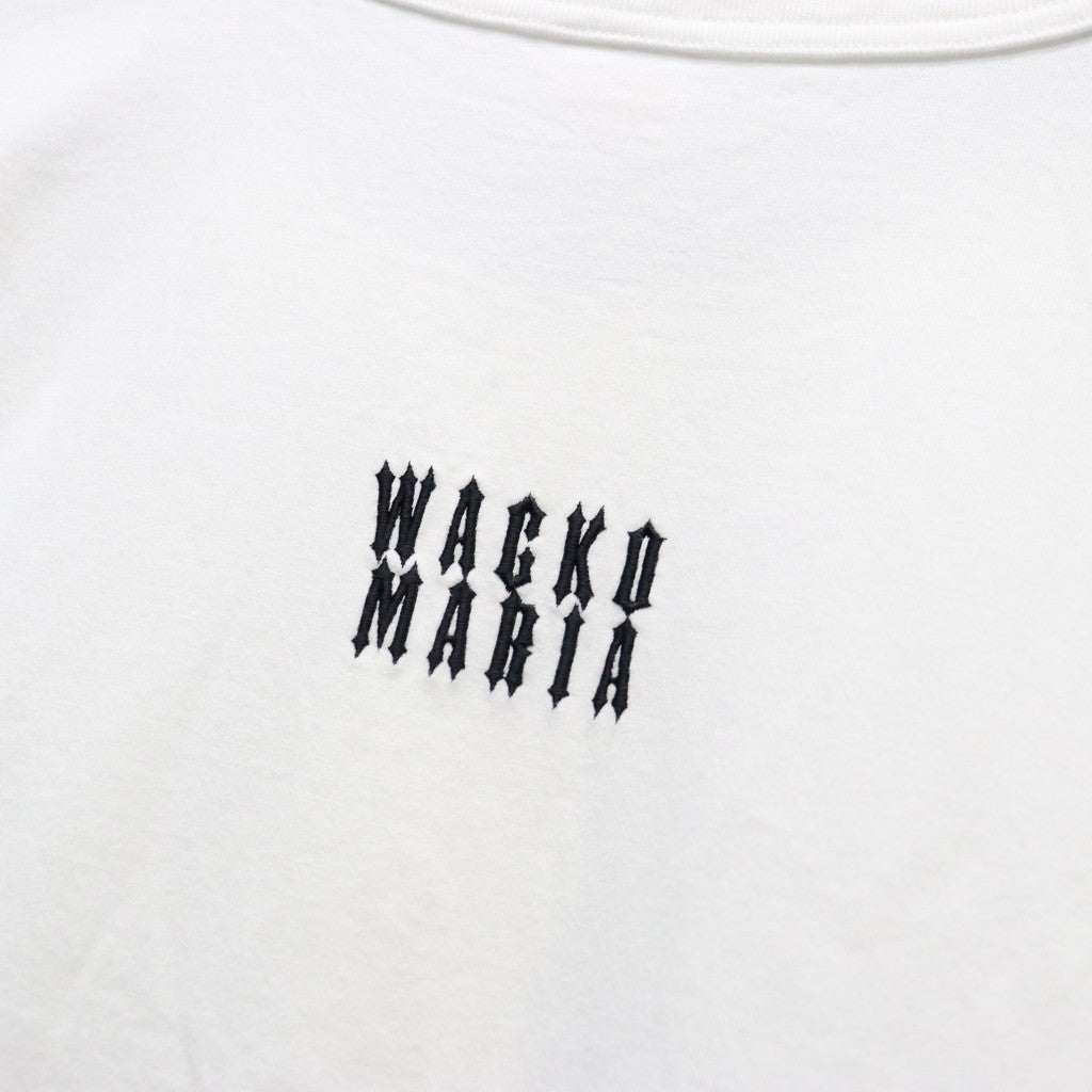 HEALTHKNIT | HENRY NECK T-SHIRT #WHITE [26SS-WMT-HK01]