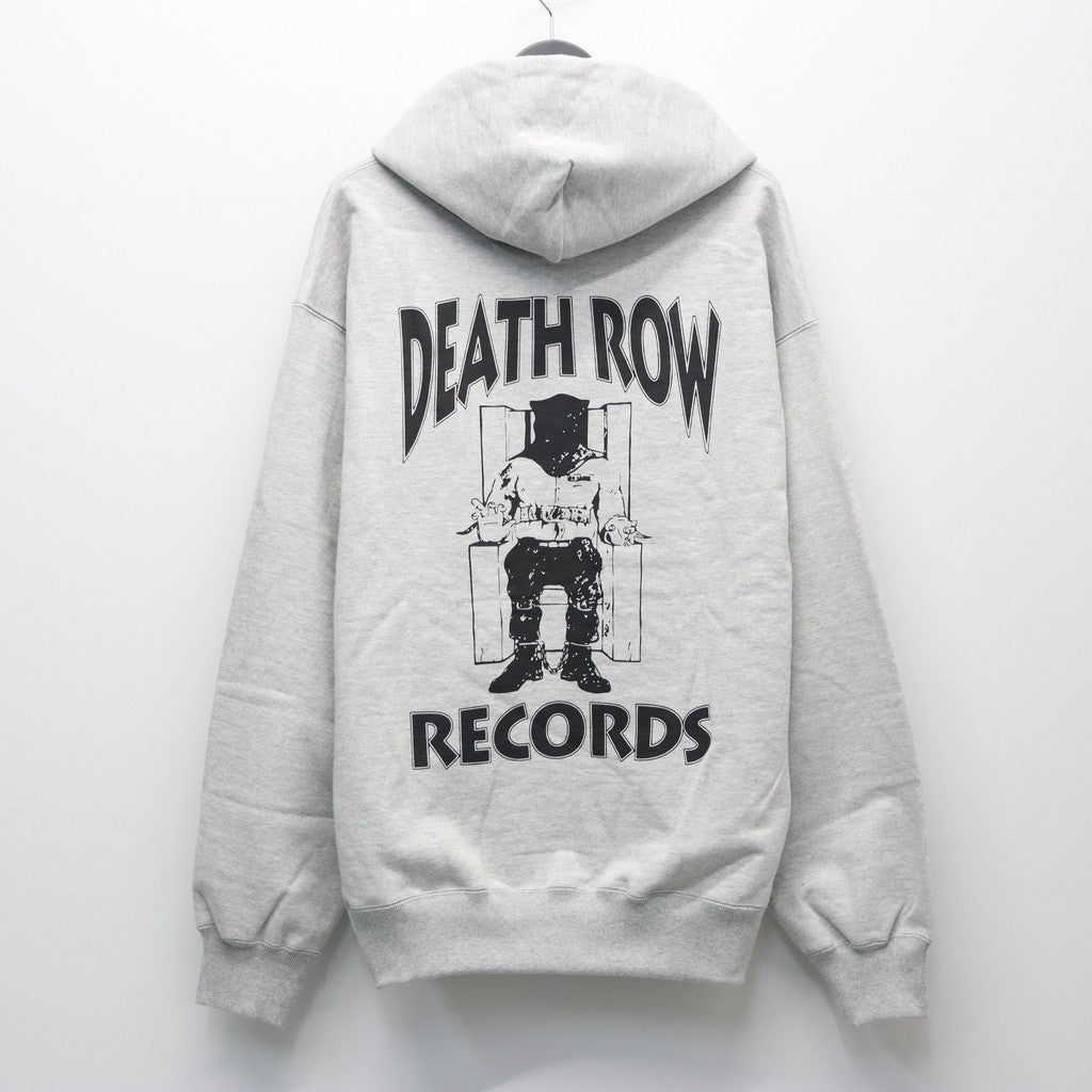 DEATH ROW RECORDS | HEAVY WEIGHT PULLOVER HOODED SWEAT SHIRT #GRAY