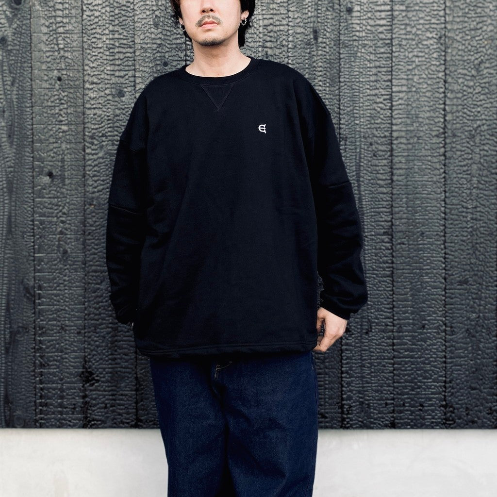 SPRING CREWNECK SWEAT #Black [26SS-SW06]