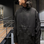 TECH LOOSE 2B JACKET POLISAGE #BLACK [BJ-57024W]