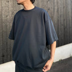 TECH SWEAT CREW S/S #INK BLACK [BE-51026]