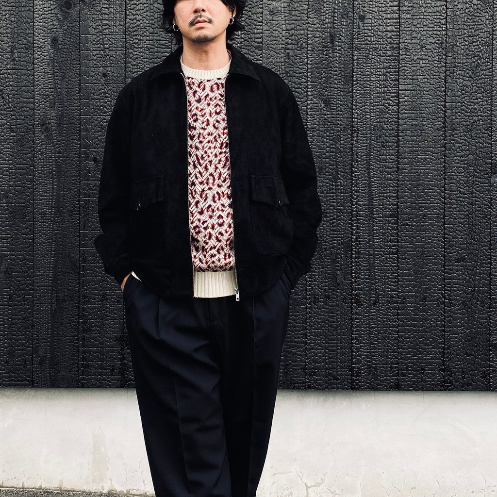 MINEDENIM | STIE lo | SUEDE LEATHER JACKET #BLACK [MDSL-WM-BL01]