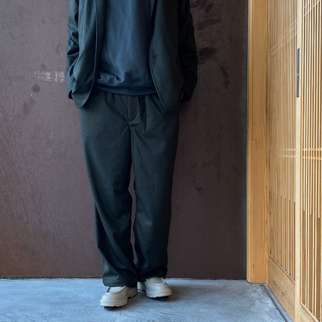 TECH EASY TROUSERS FLANNEL #D.OLIVE [BP-39026W]