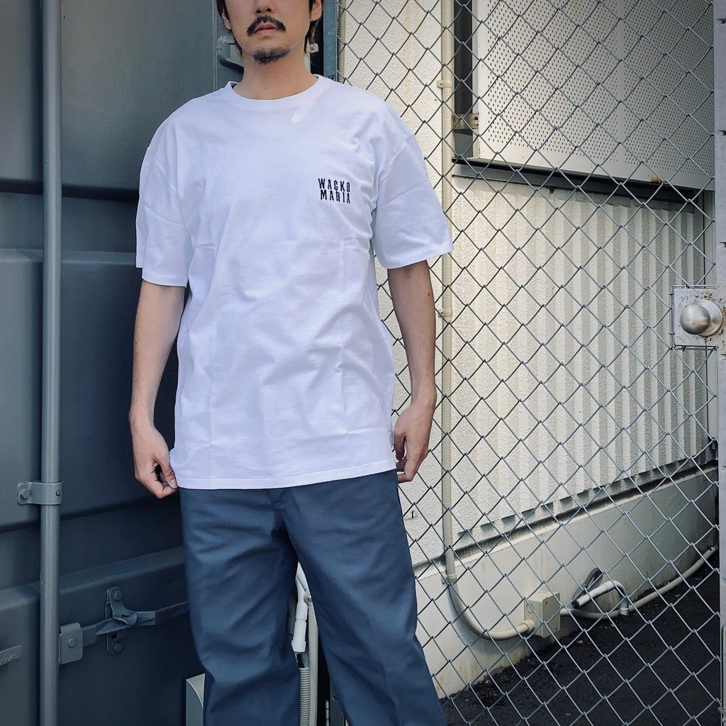 水洗重磅圓領T卹（第3型）#白色 [25SS-WMT-WT03]