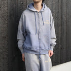 THE DITC JOURNAL ZIP HOODIE AGED #EGGPLANT [BW261-DJZH]