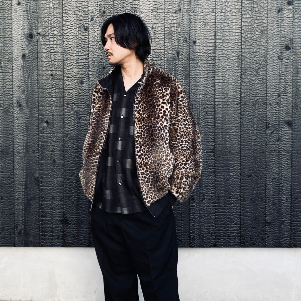 OMBRE CHECK OPEN COLLAR SHIRT L/S ( TYPE-2 ) #GRAY [26FW-WMS-OC02]