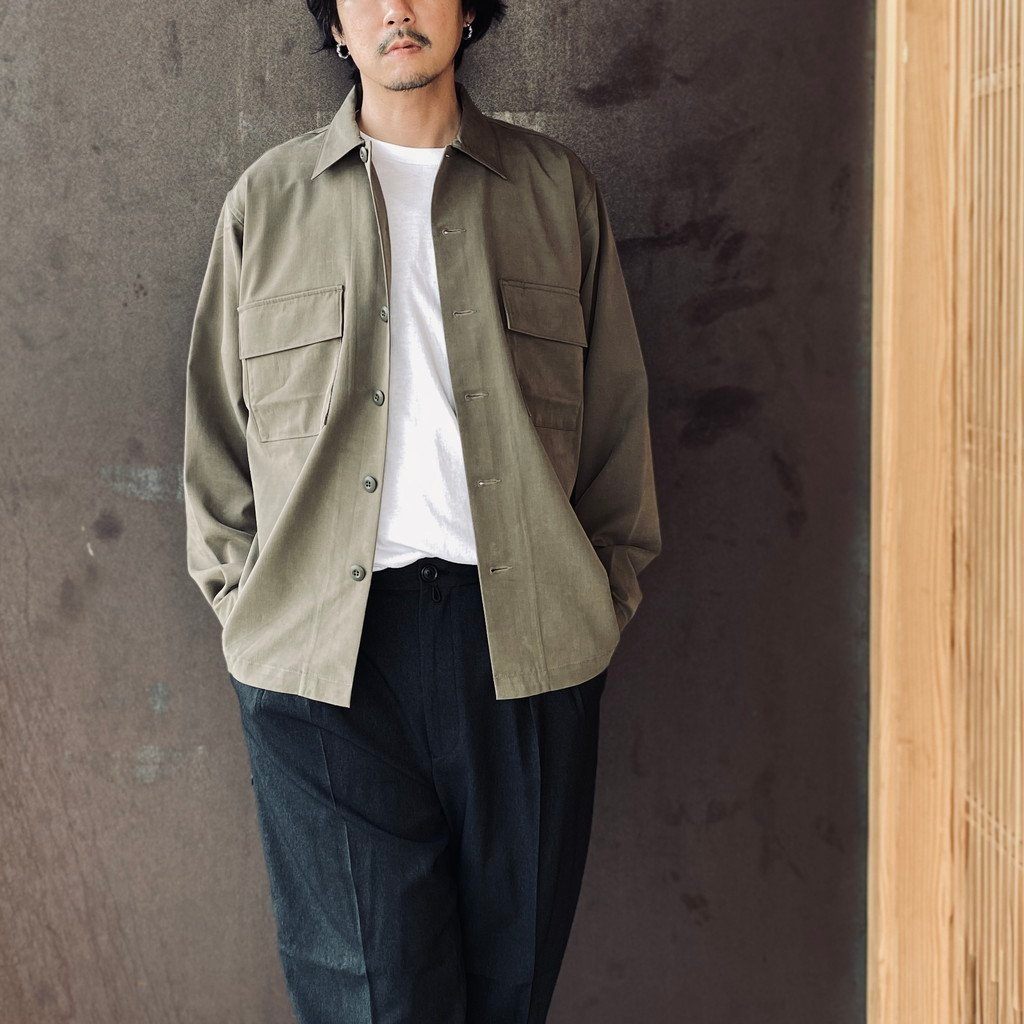 Military Over Shirts #Olive [SD26F-SH03]