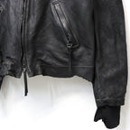 Skin Jacket (VEGETABLE TANNING PIG LEATHER) #BLACK [M-P2-LW1]