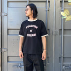 蜜桃奶油色T卹 #黑色 [SC2410-TS01]