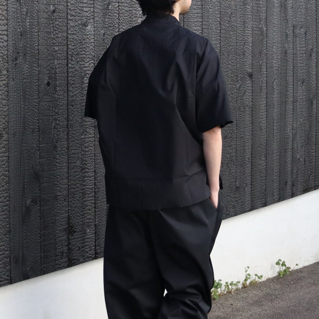 LIGHT WEIGHT DIMENSIONAL SHIRT #BLACK [FST02261U0002]