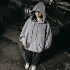 "G7-H1" 陰影漆連帽衫 #GRAY [GOOPI-23AW-OCT-03]