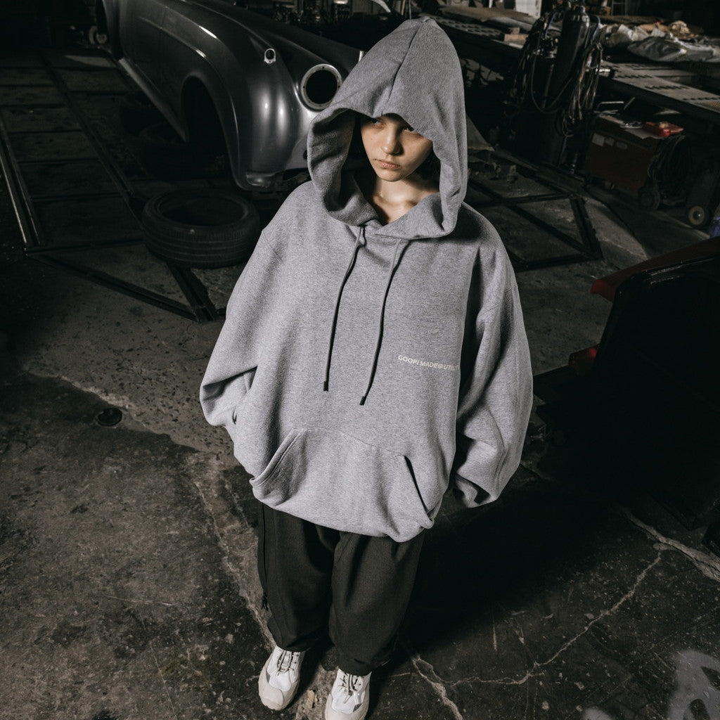 "G7-H1" 陰影漆連帽衫 #GRAY [GOOPI-23AW-OCT-03]