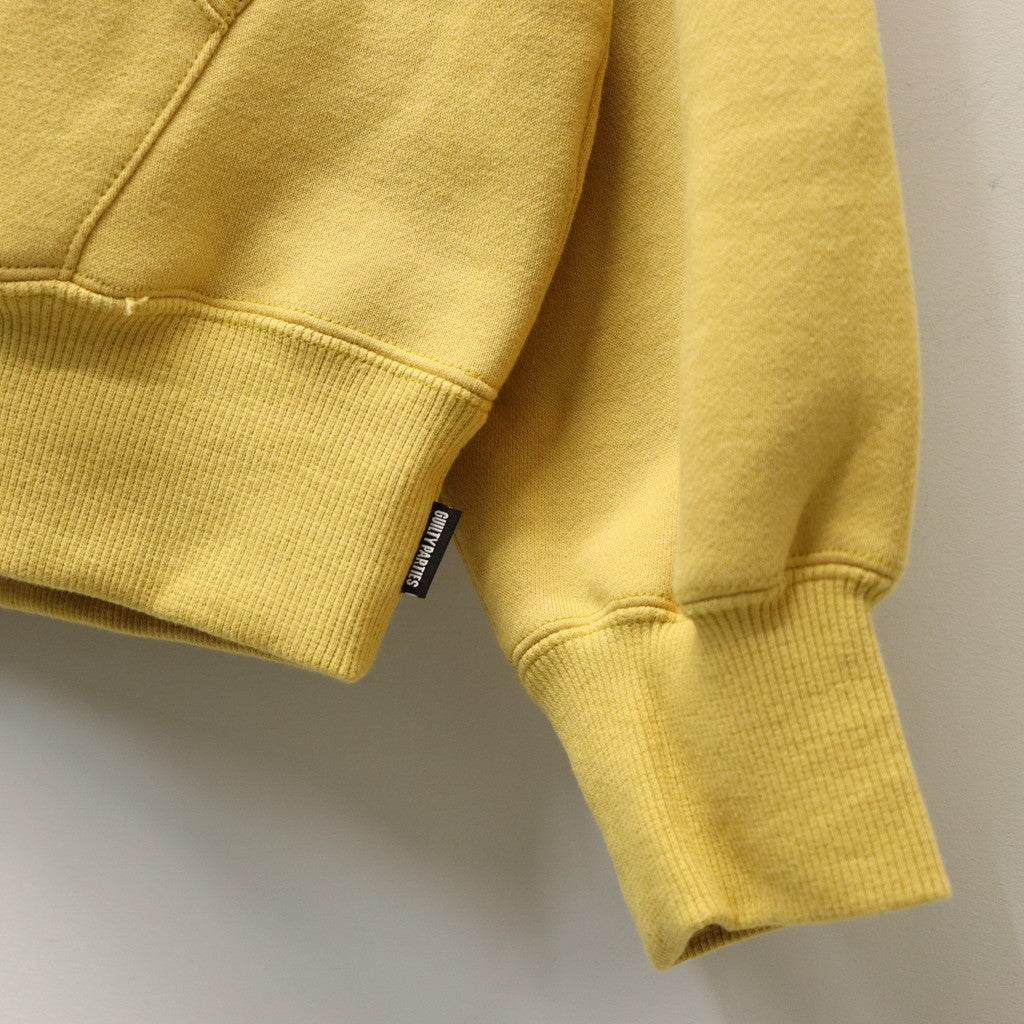MIDDLE WEIGHT PULLOVER HOODED SWEAT SHIRT #YELLOW [26SS-WMC-SS07]