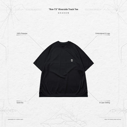 「Rve-T3」 Riverside Track Tee #SHADOW [GOOPI-24SS-MAY-02]