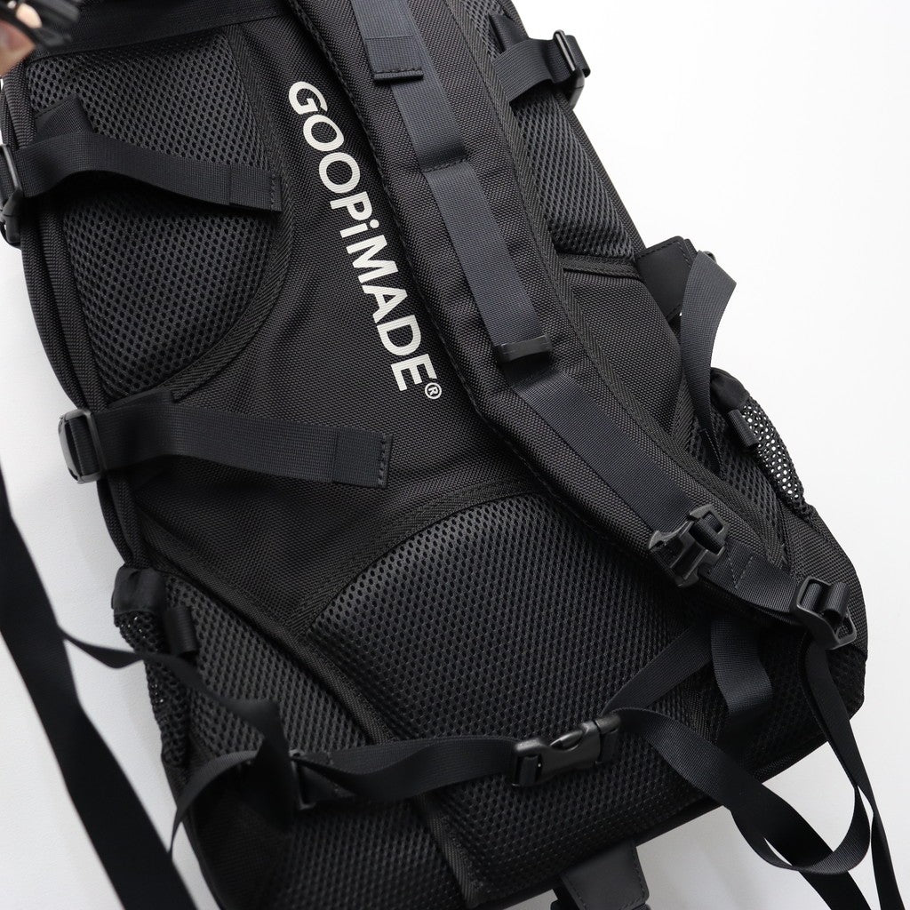 同時 | “GW-1U” CORDURA 尼龍“OUTSIDE”背包 #黑色 [GOOPI-25AW-SEP-03]