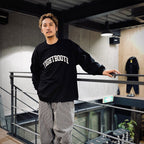 COLLEGE L/S T-SHIRT #Black [SS25-T03]