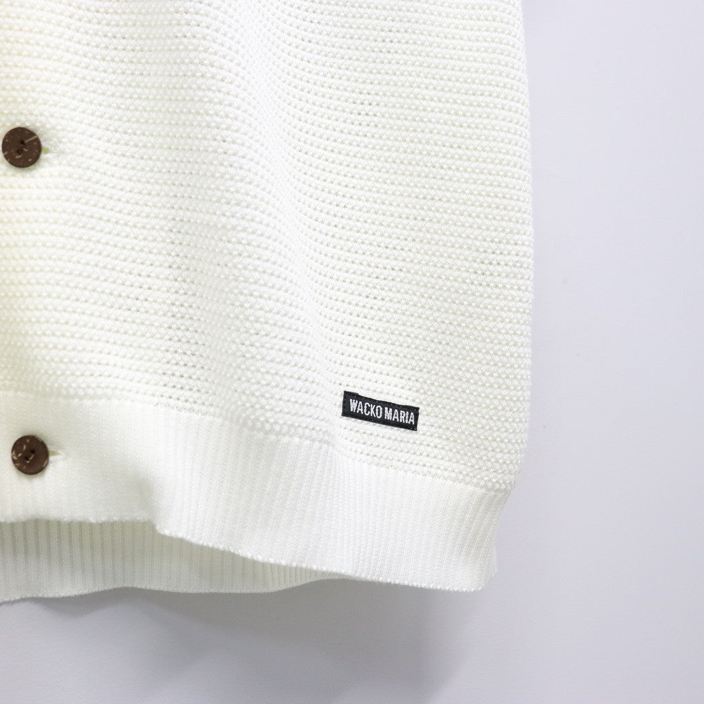KNIT SHIRT ( TYPE-2 ) #WHITE [26SS-WMK-KN02]